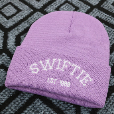 Puple Swiftie Beanie from Little Trendy