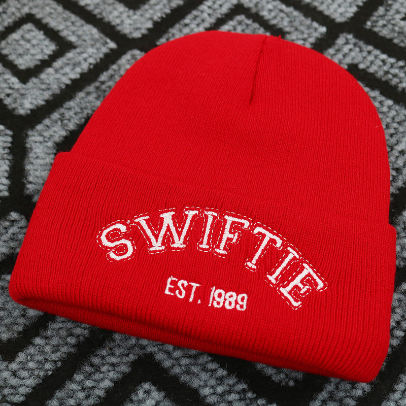 Red Taylor Swift Swiftie Beanie from Little Trendy