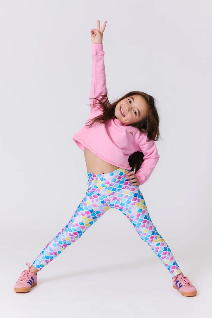 Baby Pink Cropped Sweatshirt from Terez