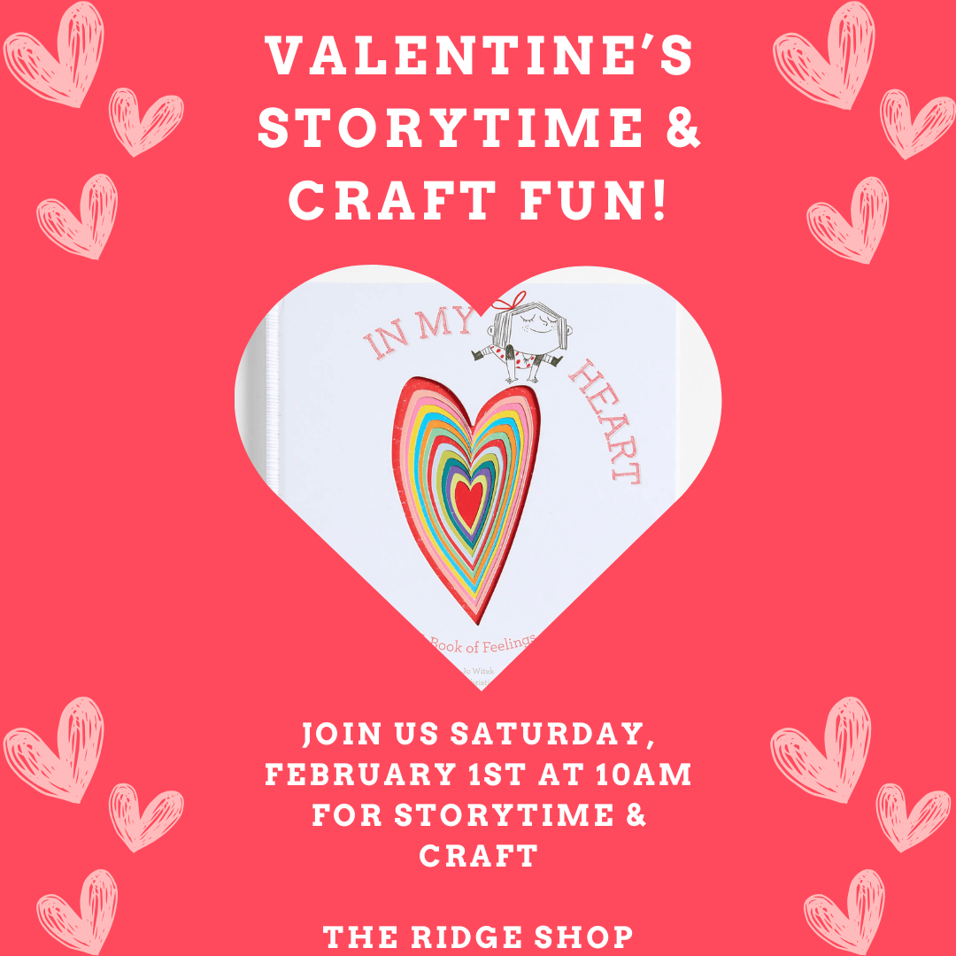 Event | Valentine's Storytime and Craft | Saturday, February 1st