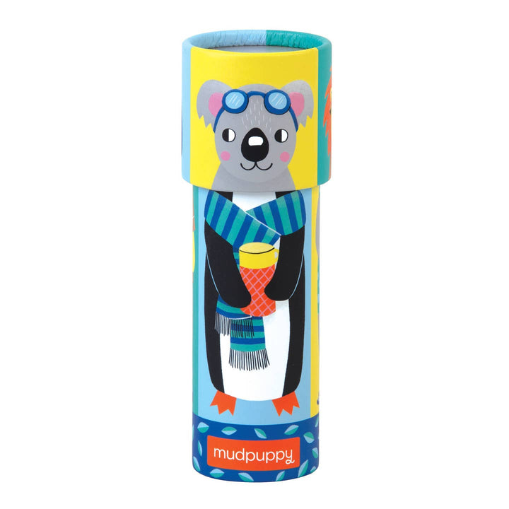 kaleidescope Toy with a cartoon koala design on a white background