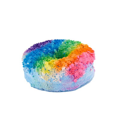 Bath Bombs |Rainbow Airbrushed Donut Bath Bomb| garb2ART Cosmetics