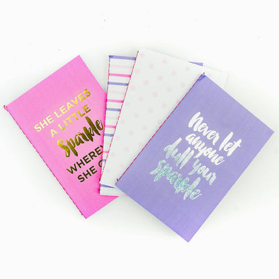 Journals | Sparkle Mini Notebook Bundle | Taylor Elliott Designs