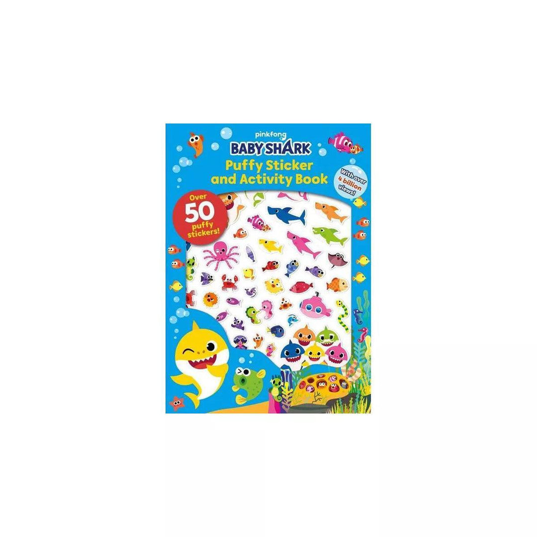 Activity Book | Baby Shark Puffy Stickers and Activity Book | Buzz POP - The Ridge Kids
