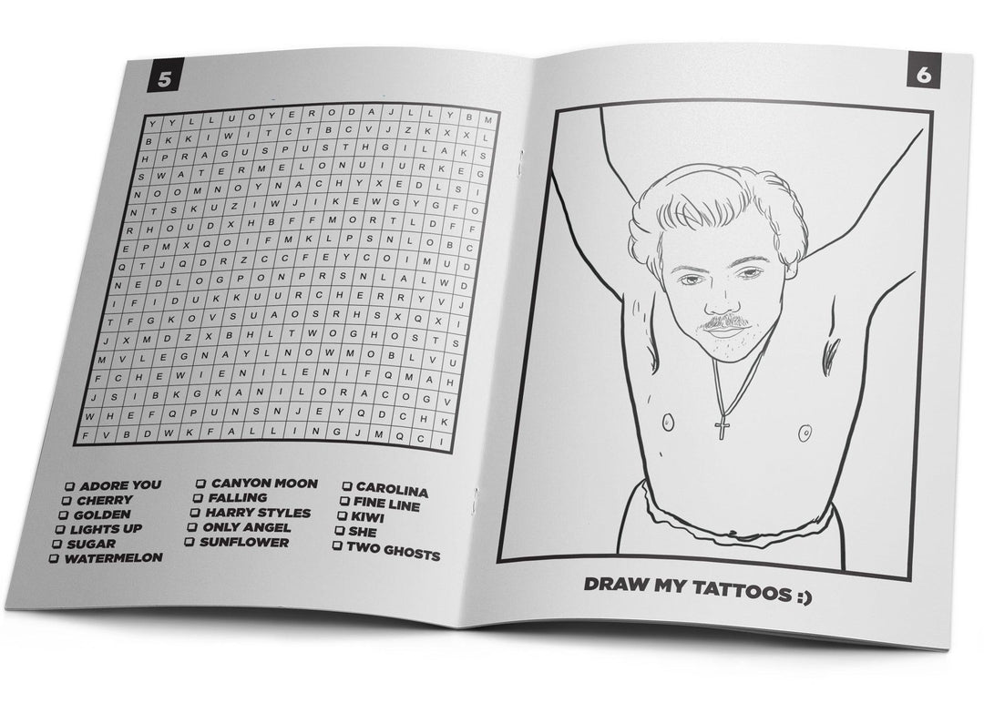 Activity Book | Harry Styles Activity Book | Studio Soph - The Ridge Kids