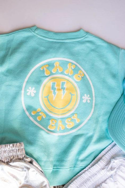 Adult Sweatshirt | Take it Easy | XOXO by Magpies - The Ridge Kids