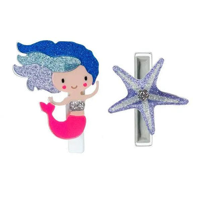 Alligator Clip Set | Mermaid and Starfish | Lilies and Roses NY - The Ridge Kids