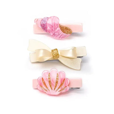Alligator Clip Set | Seashell and Bow Set | Lilies and Roses NY - The Ridge Kids