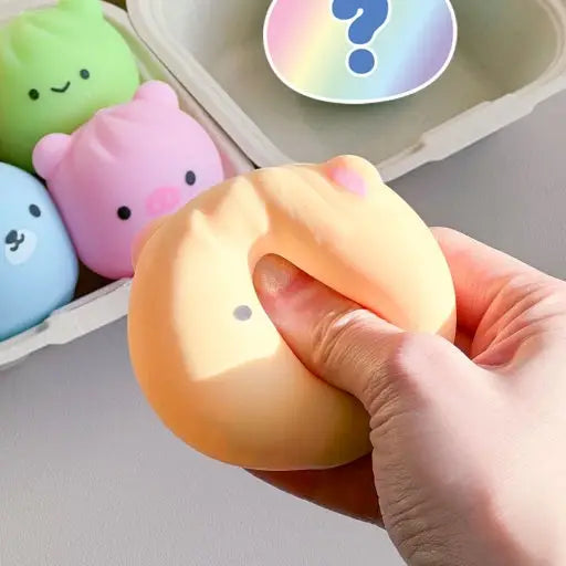 Toys | Random Animal Mystery Dumpling Squishy | K-Wonderland