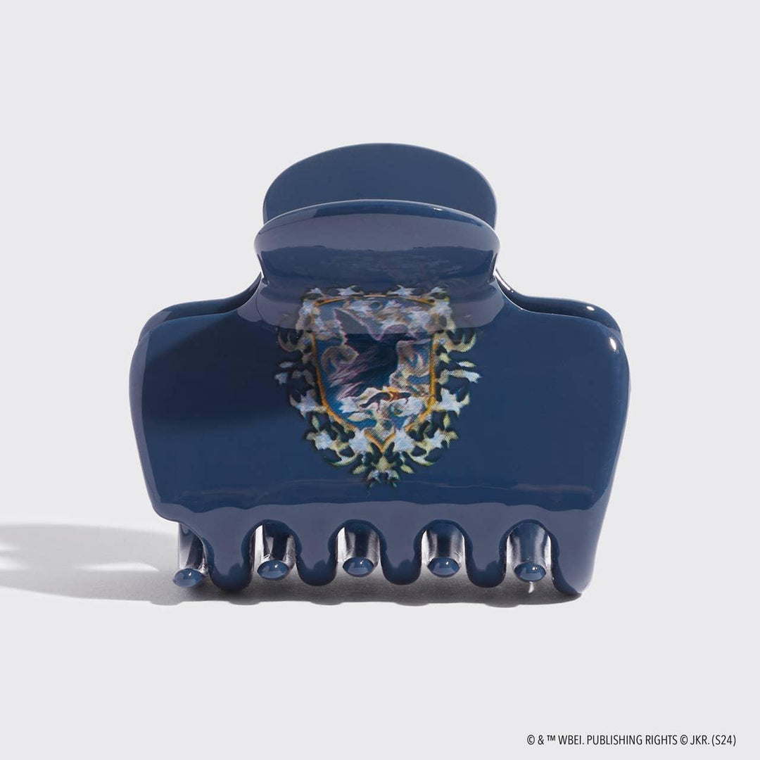 ravenclaw crest on the front of the claw clip. 