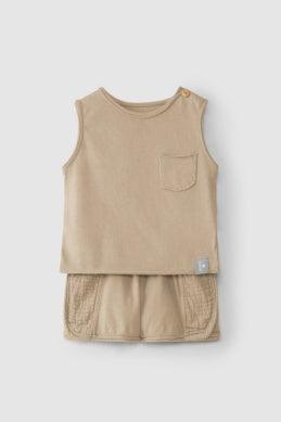 Baby 2 Piece Set | Khaki | Snug - The Ridge Kids