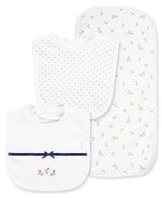 Baby Bib and Burp Set | Rosebud | Little Me - The Ridge Kids