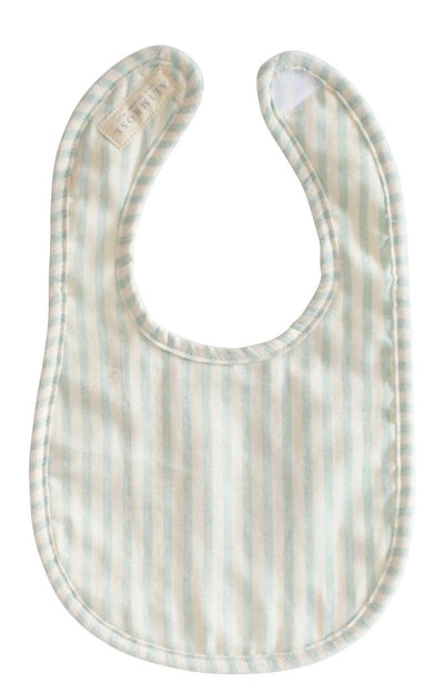 Baby Bib | Sage Stripe Bib | Alimrose - The Ridge Kids