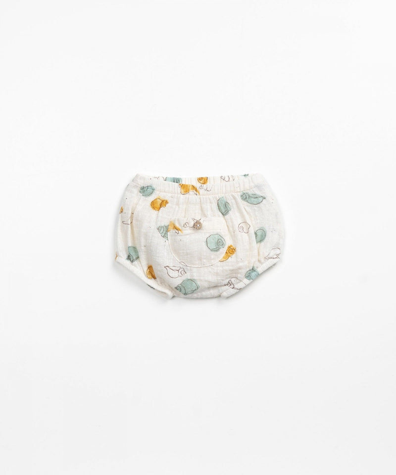 Baby Bottoms| Bloomer Shorts- Whelk Print | Play Up - The Ridge Kids