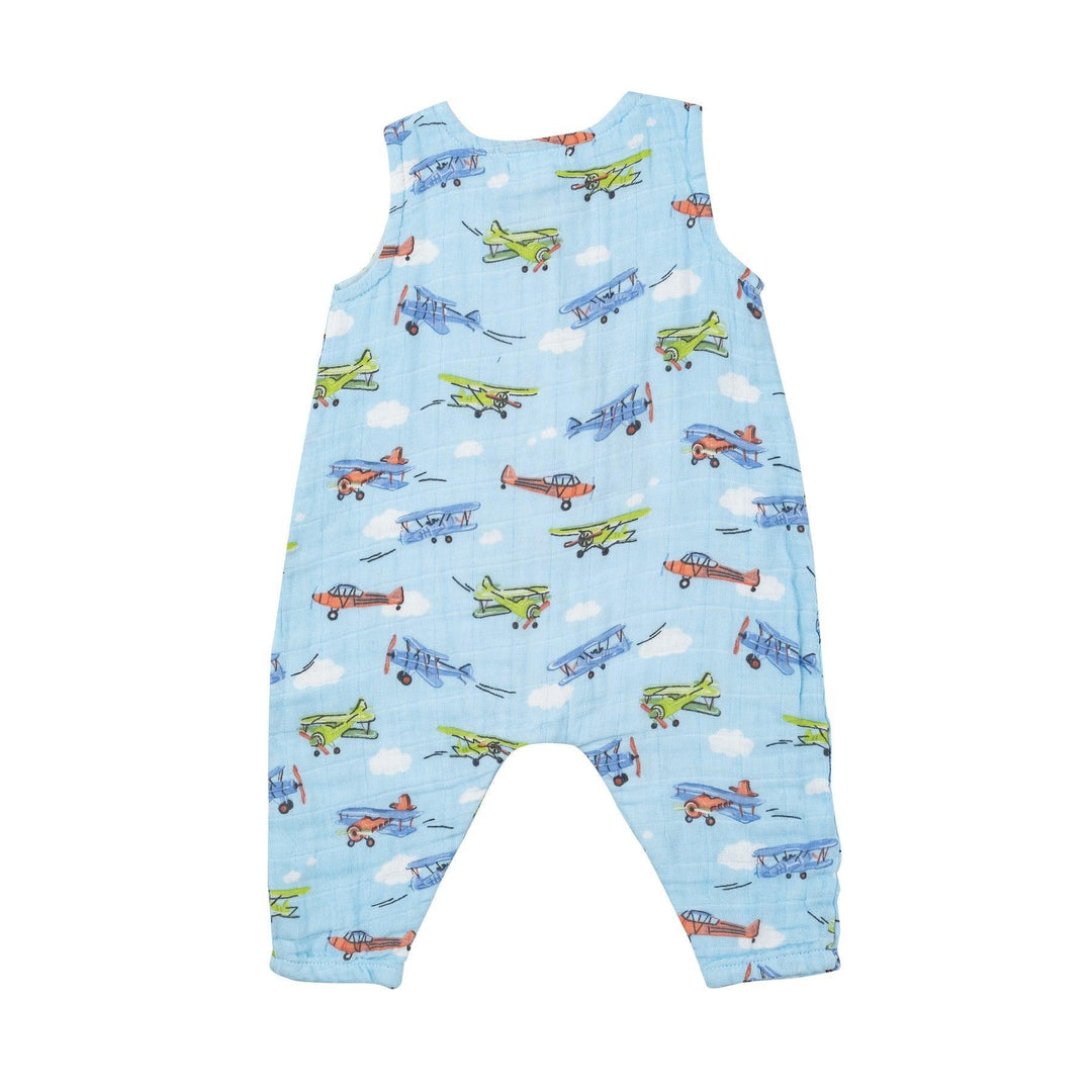 Baby Boy Romper | Vintage Planes | Angel Dear - The Ridge Kids