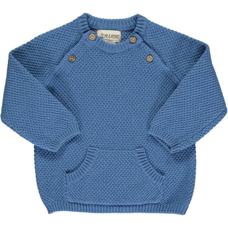 Baby Boy Sweater | Morrison- Blue | Me and Henry - The Ridge Kids