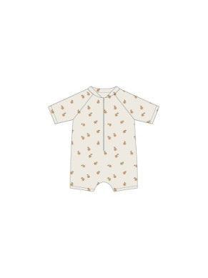 Baby Boy Swimwear | Rashguard- Oranges | Quincy Mae - The Ridge Kids