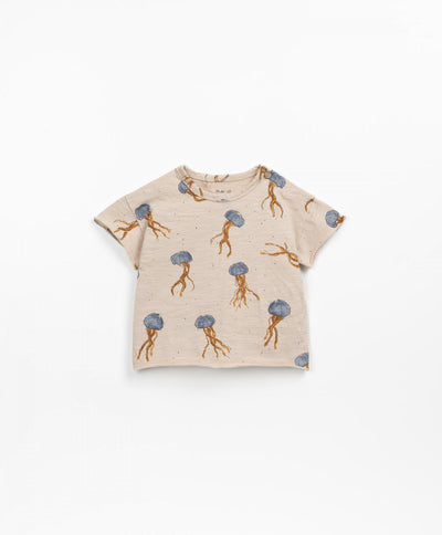 Baby Boy Tops | T-Shirt: Jellyfish- Blue | Play Up - The Ridge Kids