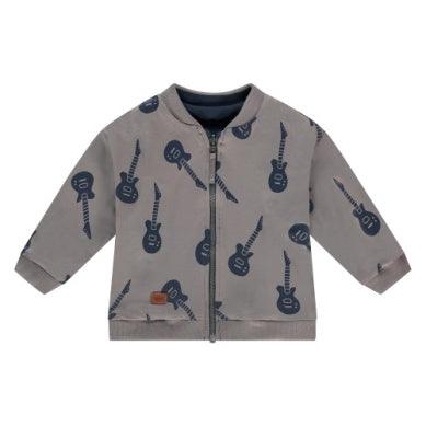 Baby Boys Cardigan | Reversible-Indigo and Guitar | BABYFACE - The Ridge Kids