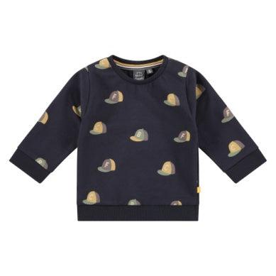 Baby Boys Sweatshirt | Navy- Caps | BABYFACE - The Ridge Kids