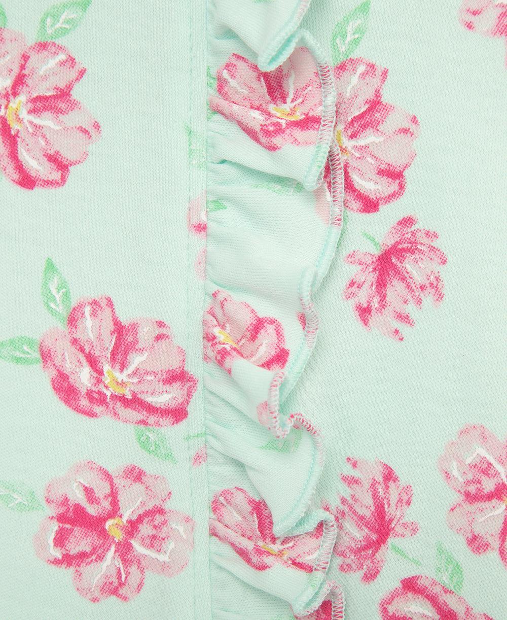 Baby Footed Onesie | Rose Blooms | Little Me - The Ridge Kids