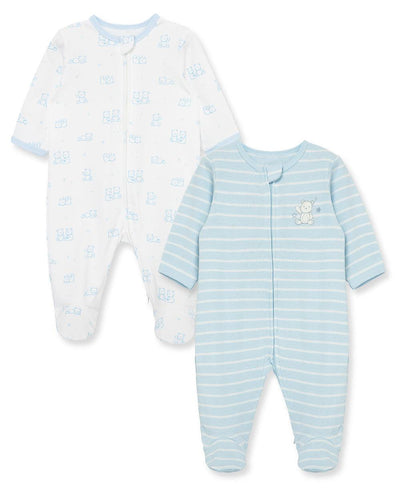 Baby Footed Onesie | Wonder- 2 pack | Little Me - The Ridge Kids