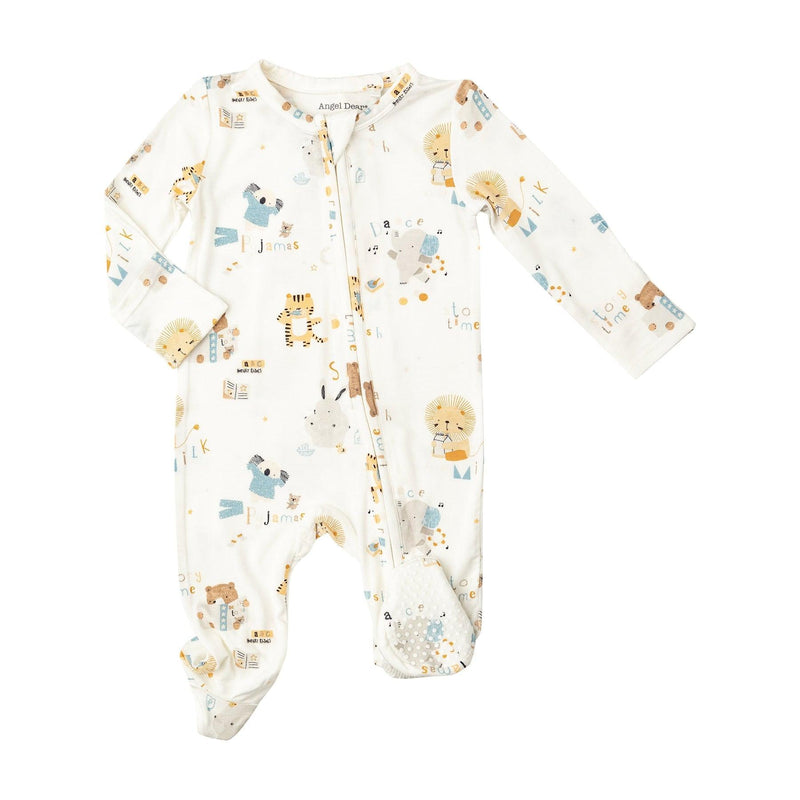 Baby Footie | 2 way Zipper- Little and Loved | Angel Dear - The Ridge Kids