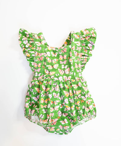 Baby Girl Bubble | Emmy Romper -Bold Butterfly | Ollie Jay - The Ridge Kids