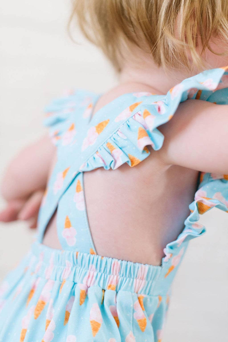 Baby Girl Bubble | Emmy Romper - Ice Cream Dreams | Ollie Jay - The Ridge Kids