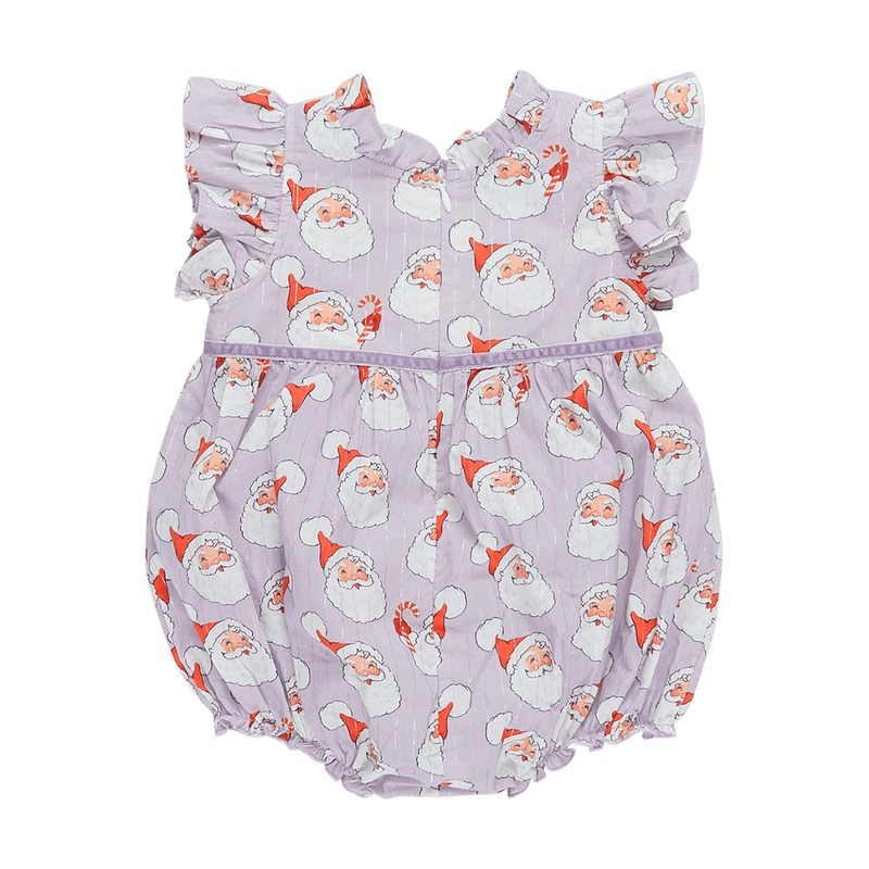 Baby Girl Bubble | Lavender Santa | Pink Chicken - The Ridge Kids