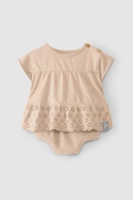 Baby Girl Dress | 2 Piece Set- Peach | Snug - The Ridge Kids