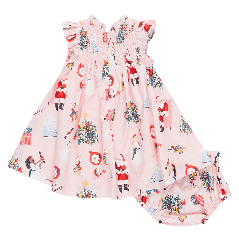 Baby Girl Dress | Stevie - Holiday Spirit | Pink Chicken - The Ridge Kids