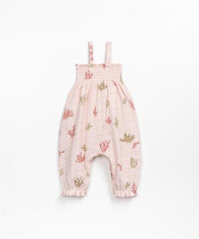 Baby Girl Jumpsuit | Coral- Pink | Play Up - The Ridge Kids