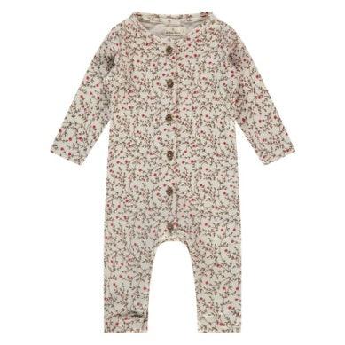 Baby Girl Romper | LS- Creme Floral | BABYFACE - The Ridge Kids