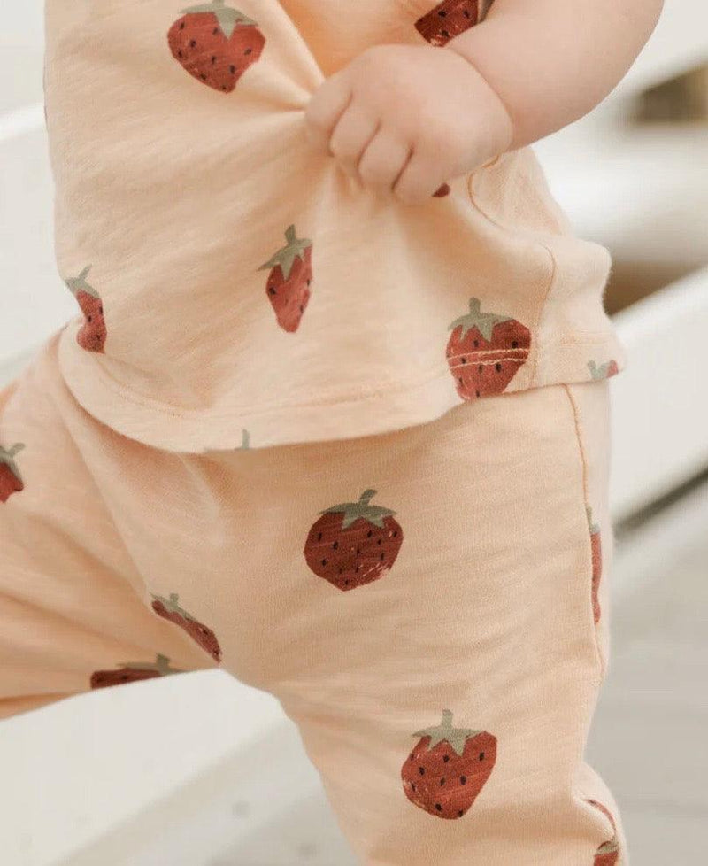 Baby Girls 2 Piece Set | Tank and Slouch Pant Set- Strawberries | Rylee and Cru - The Ridge Kids