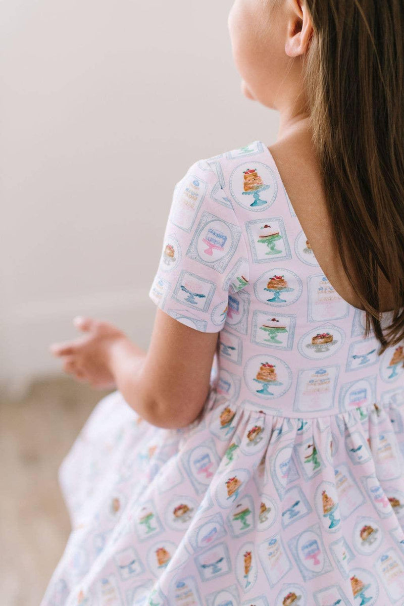 Baby Girls Dress | Classic Twirl- Let Them Eat Cake  | Ollie Jay - The Ridge Kids