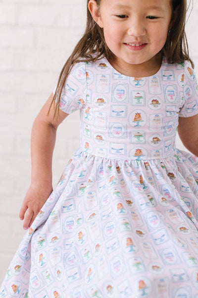 Baby Girls Dress | Classic Twirl- Let Them Eat Cake  | Ollie Jay - The Ridge Kids