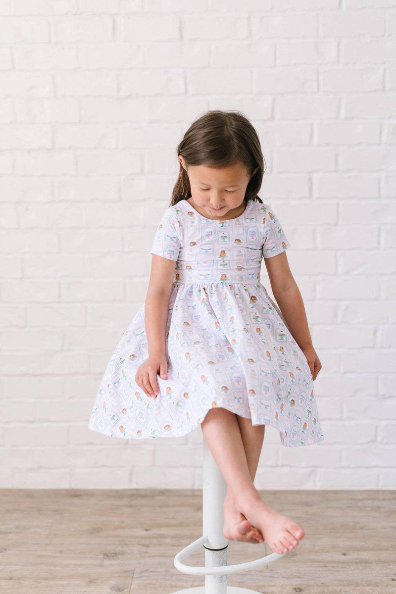 Baby Girls Dress | Classic Twirl- Let Them Eat Cake  | Ollie Jay - The Ridge Kids