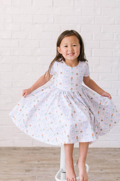 Baby Girls Dress | Classic Twirl- Let Them Eat Cake  | Ollie Jay - The Ridge Kids