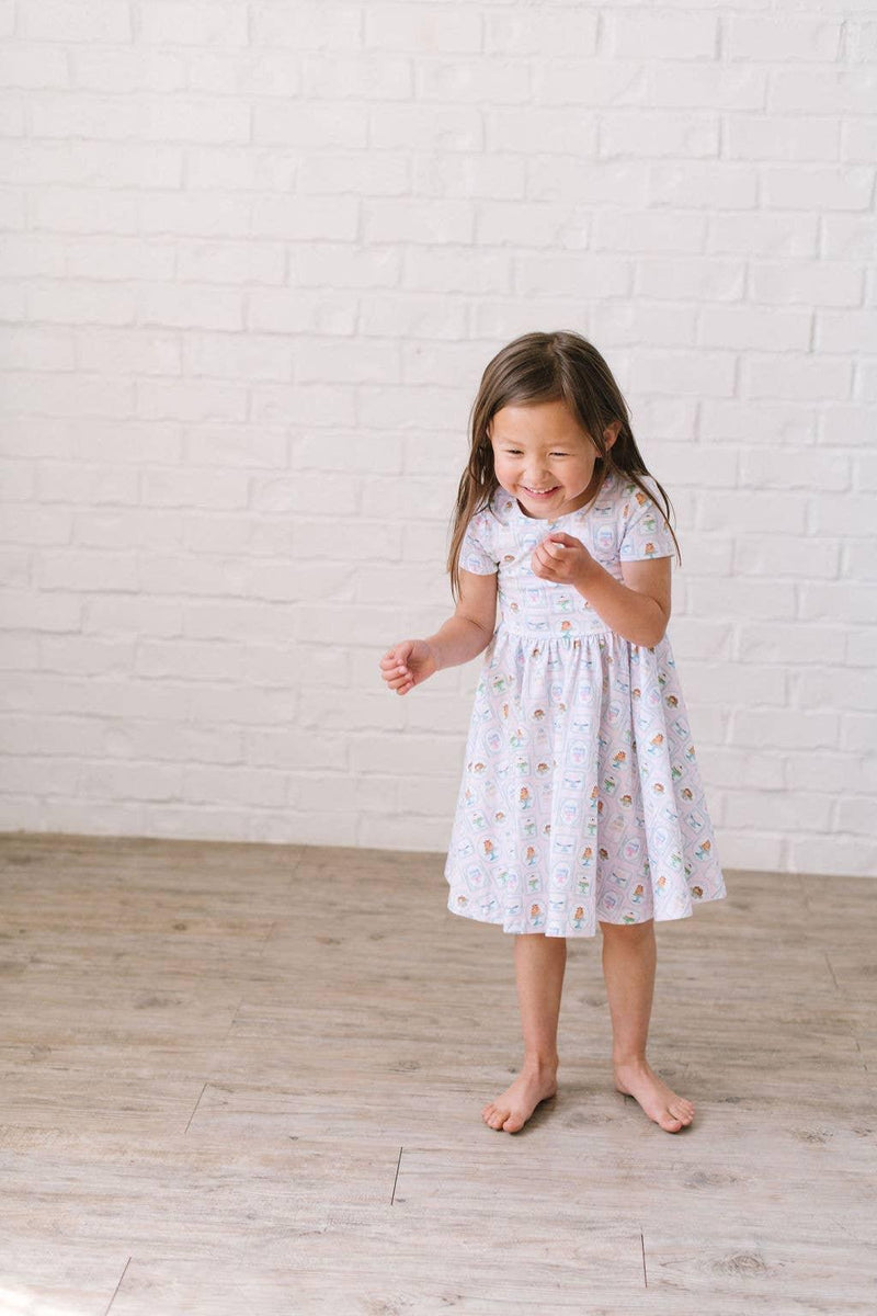 Baby Girls Dress | Classic Twirl- Let Them Eat Cake  | Ollie Jay - The Ridge Kids