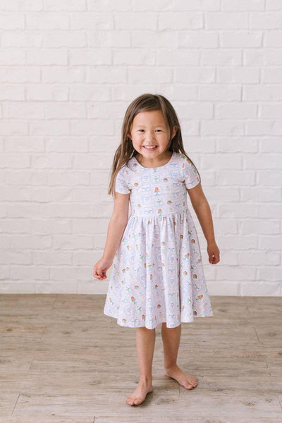 Baby Girls Dress | Classic Twirl- Let Them Eat Cake  | Ollie Jay - The Ridge Kids