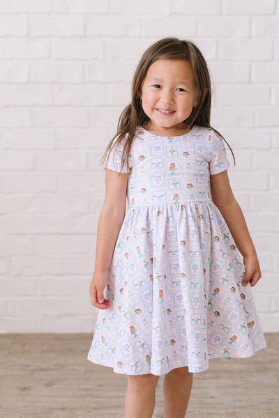 Baby Girls Dress | Classic Twirl- Let Them Eat Cake  | Ollie Jay - The Ridge Kids