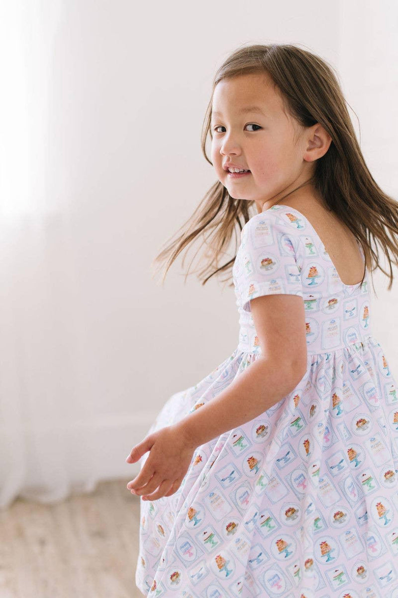 Baby Girls Dress | Classic Twirl- Let Them Eat Cake  | Ollie Jay - The Ridge Kids