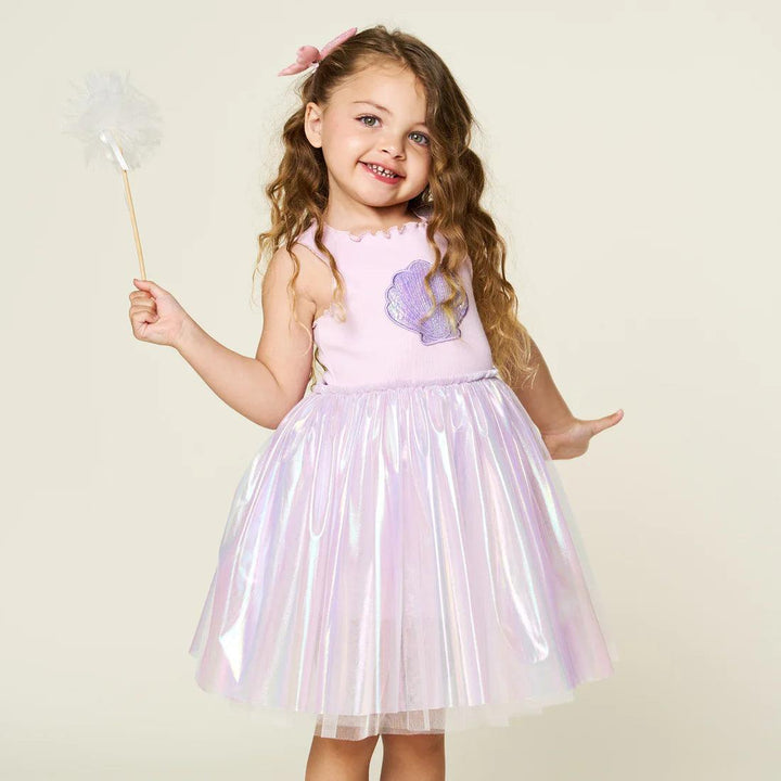 Baby Girls Dress | Pearl Tutu Iridescent | Petite Hailey - The Ridge Kids