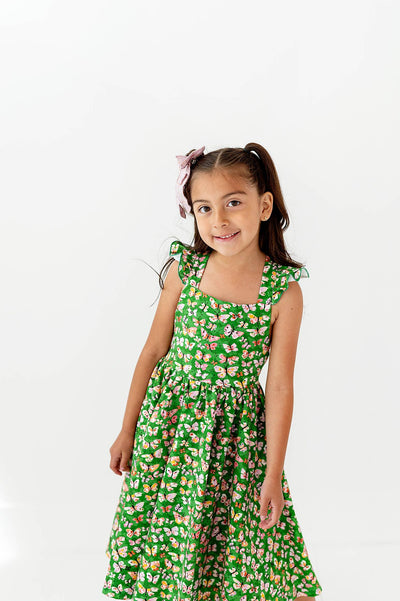 Baby Girls Dress | Rosita Dress -Bold Butterfly| Ollie Jay - The Ridge Kids