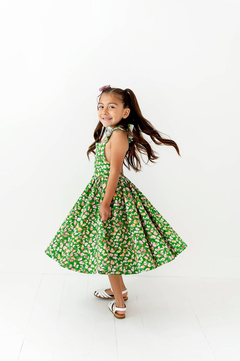 Baby Girls Dress | Rosita Dress -Bold Butterfly| Ollie Jay - The Ridge Kids