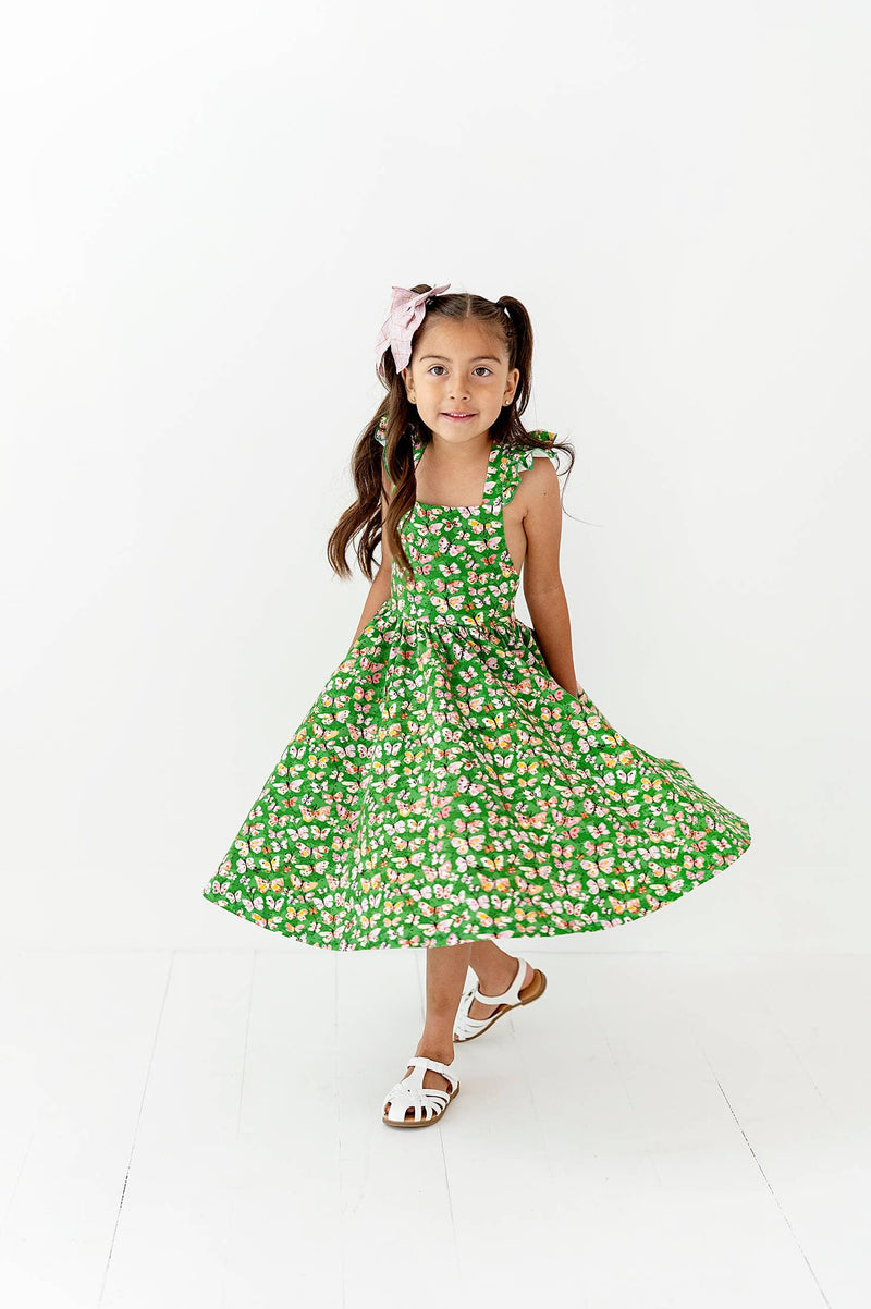 Baby Girls Dress | Rosita Dress -Bold Butterfly| Ollie Jay - The Ridge Kids