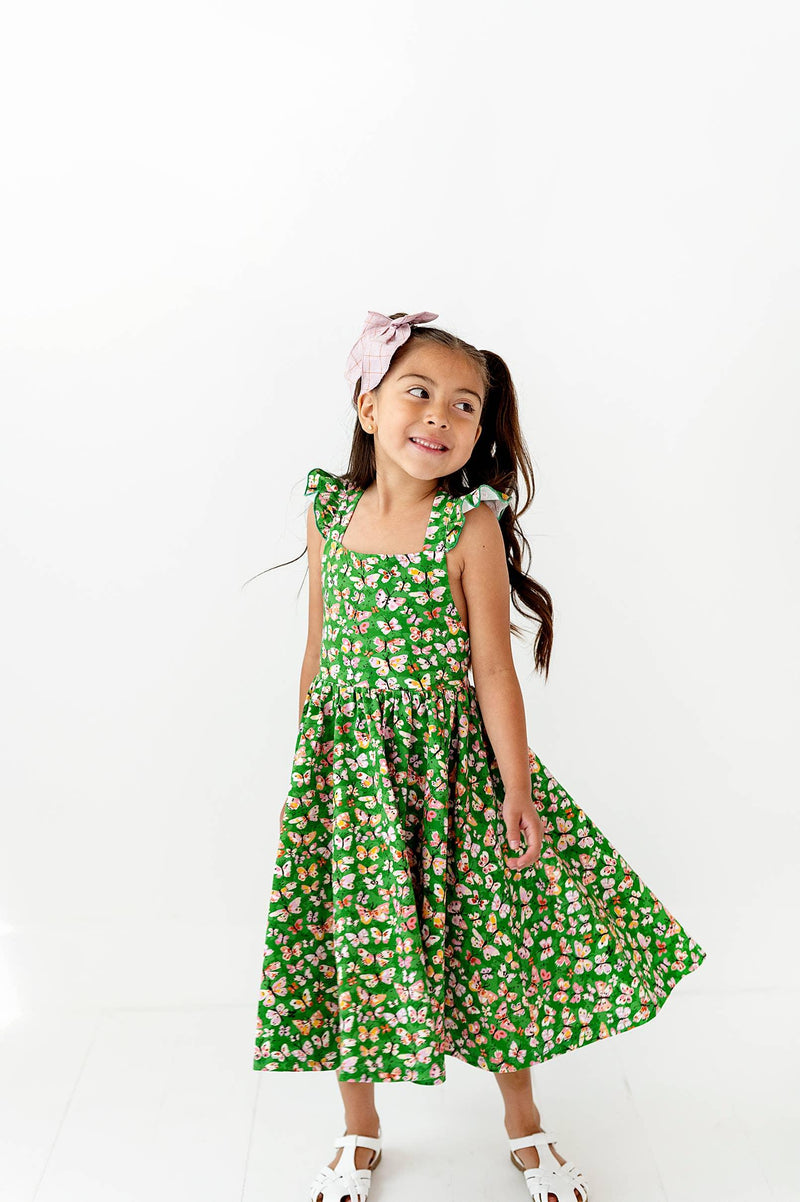 Baby Girls Dress | Rosita Dress -Bold Butterfly| Ollie Jay - The Ridge Kids