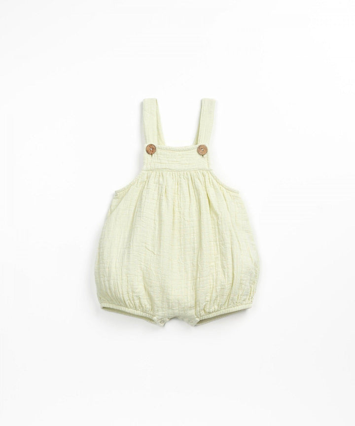 Baby Girls Jumpsuit | Woven- Lime | Play Up - The Ridge Kids