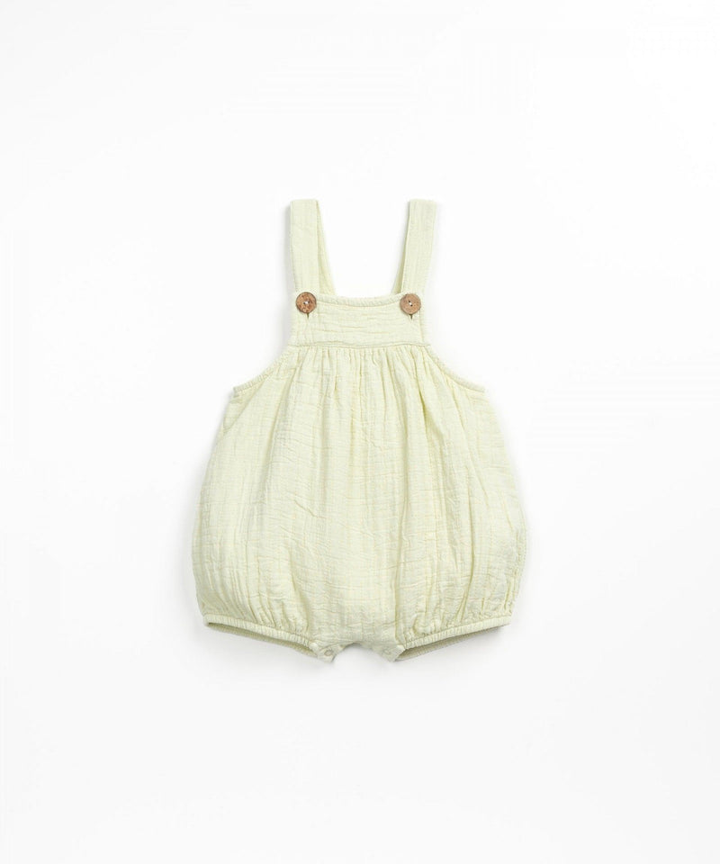 Baby Girls Jumpsuit | Woven- Lime | Play Up - The Ridge Kids